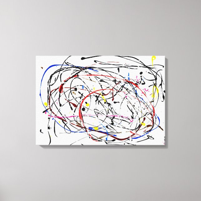 Moderne Kunst Leinwanddruck (Vorderseite)