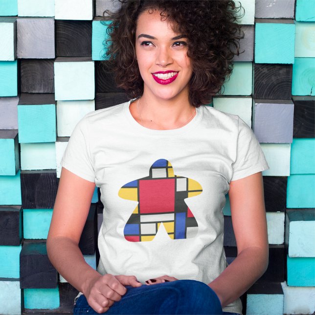Moderne Kunst Meeple Shirt (Von Creator hochgeladen)