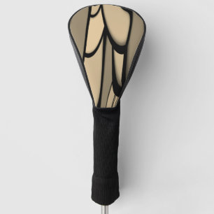 Moderne Kunst Melken Brown Hues Golf Headcover