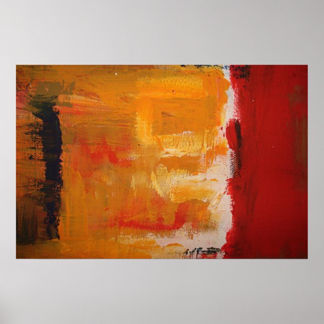 Moderne Kunst - Minimalistisches Abstrakt Art Post Poster (Vorne)