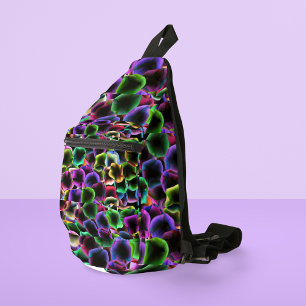 Moderne Kunst Petunien Druck Nähen Tasche