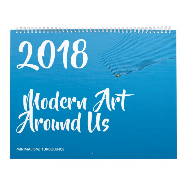 Moderne Kunst rund um uns lustig anpassbar Kalender (Titelbild)
