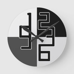 Moderne Kunst Runde Wanduhr