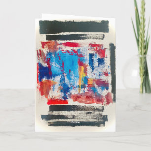 Moderne Kunst Schreibwaren Karte