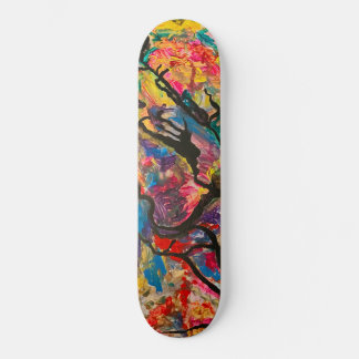 Moderne Kunst Skateboard - Baum des Kampfes