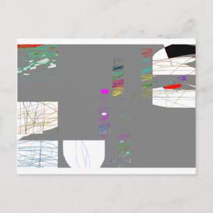 Moderne Kunst von Roy Postcard Postkarte