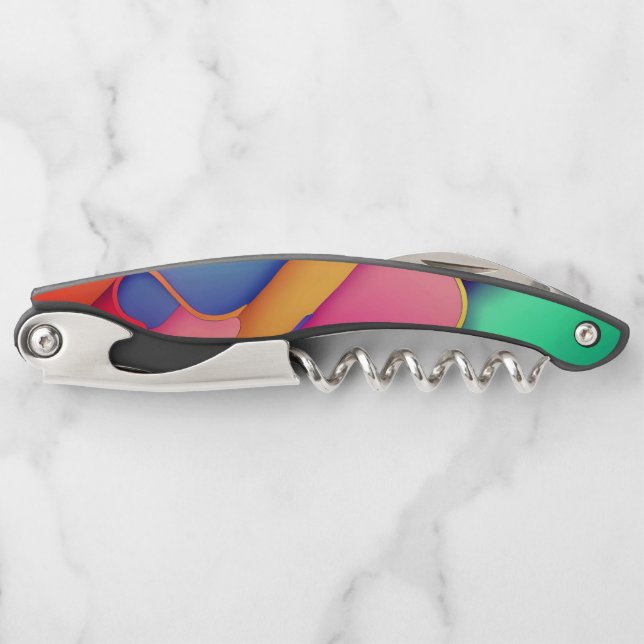 Moderne Kunstdesign-Falten der Farbe Kellnermesser (Vorderseite)