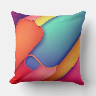 Moderne Kunstdesign-Falten der Farbe Kissen