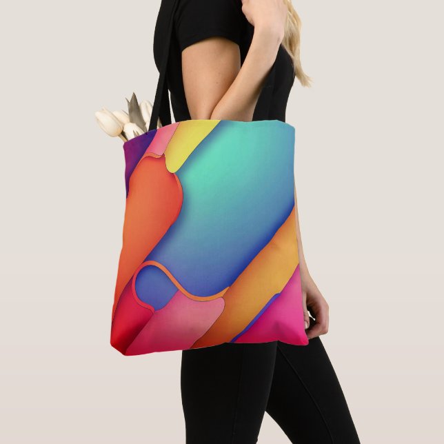 Moderne Kunstdesign-Falten der Farbe Tasche (Von Nahem)