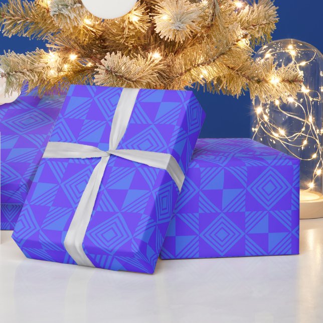 Moderne künstlerische Dekorationsmuschel zum Gebur Geschenkpapier (Feiertage)