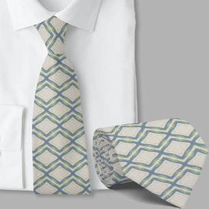 Moderne künstlerische Sage-Grün-Blau-Muster-Krawat Krawatte