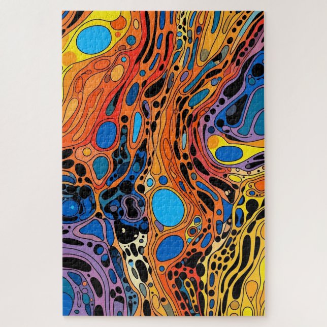 Moderne Kunstpuzzle (Vertikal)