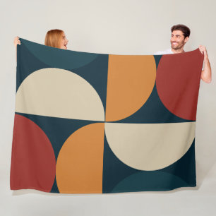 Moderne Kupferglüherei aus dem Mittelalter Fleecedecke