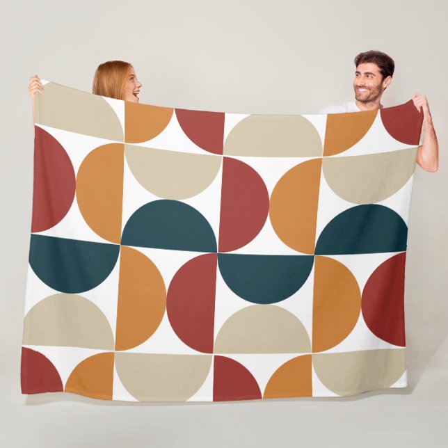 Moderne Kupferglüherei aus dem Mittelalter Fleecedecke (Beispiel)