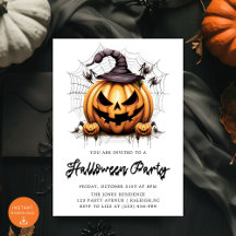 Moderne Kürbisspinnen Erwachsenes Halloween-Party