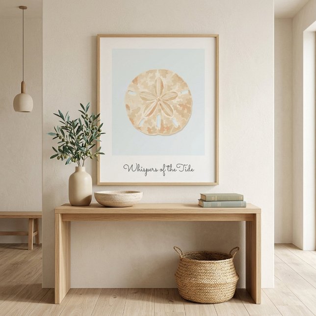 Moderne Küsten-Sanddoller-Wandkunst Poster (Von Creator hochgeladen)