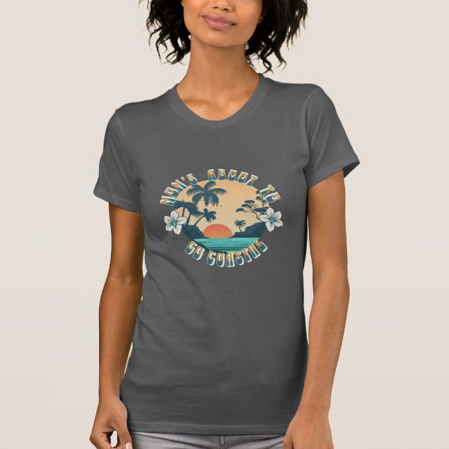 Moderne Küsten Strand Frauen Shirts niedliche Zita (Vorderseite)