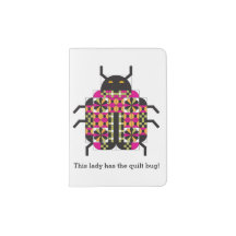Moderne Ladybug Quilt Pattern Passhülle