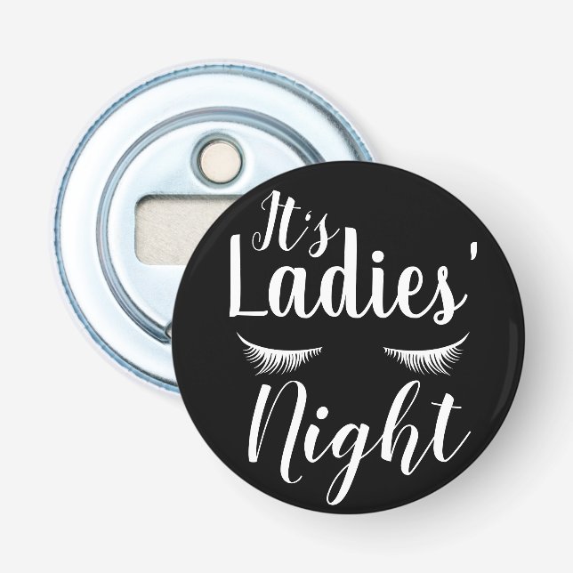 Moderne Ladys's Night Eyelashes Flaschenöffner (Vorderseite)