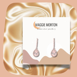 Moderne Landschaft Osterdarstellung Quadratische Visitenkarte