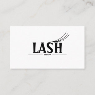 Moderne Lashes & Brows Business Card Visitenkarte
