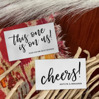 Moderne Lässige Script Typografy Drinckets