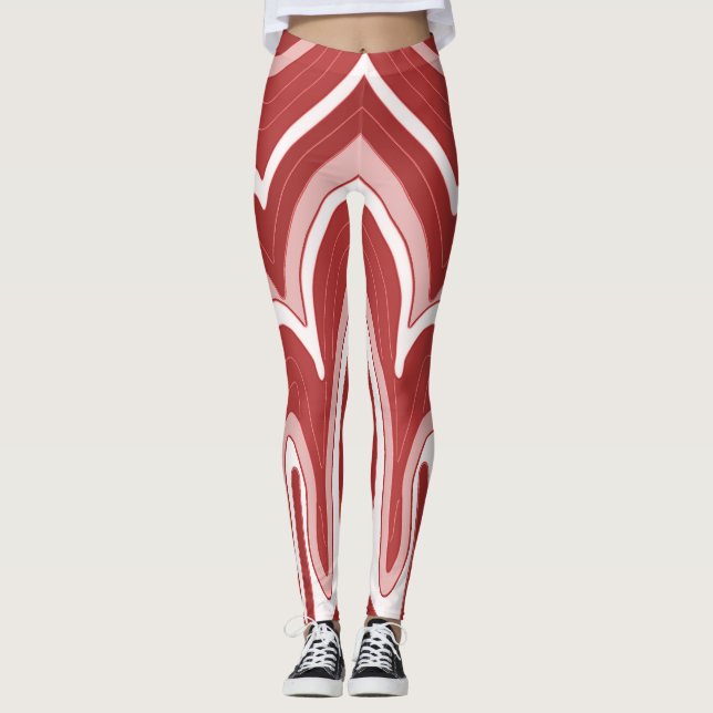 Moderne, lebendige Leggings "Ratti_Creative_Arts" (Vorderseite)