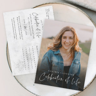 Moderne Lebensfeier Gedenkbestattung Postkarte