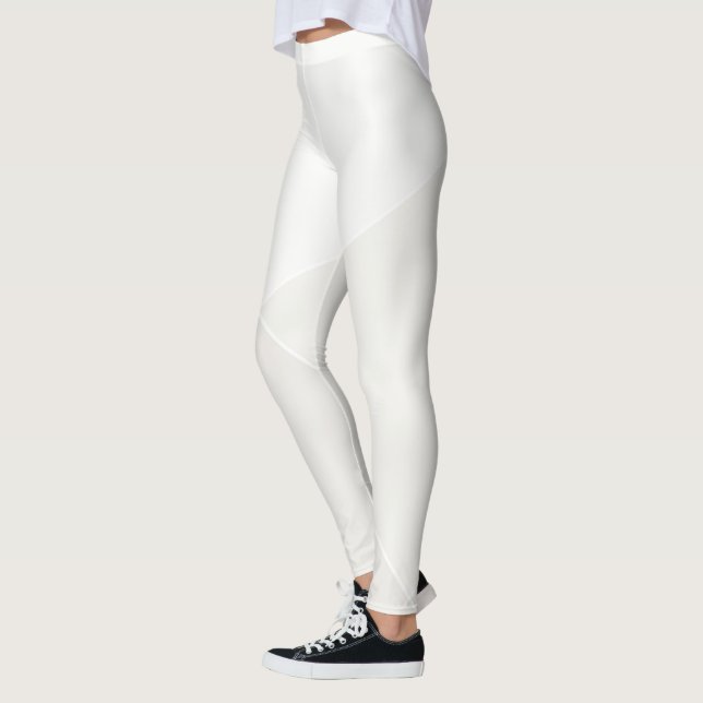 Moderne Leggings in Beige-Braun-Pastellfarben (Links)