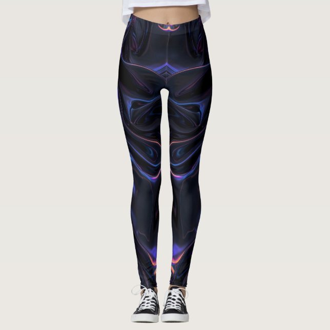 Moderne Leggings mit abstrakter Transitfarbe in Sc (Vorderseite)
