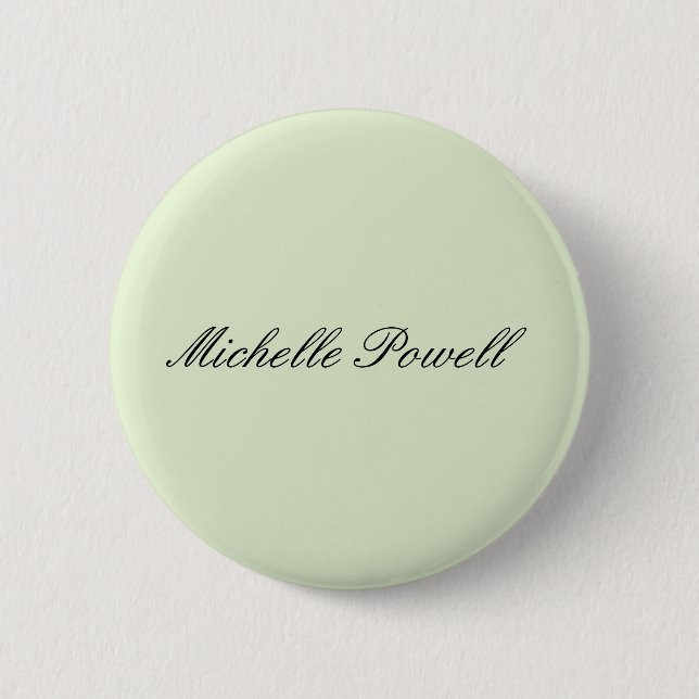 Moderne, leichte Pastellfarbe-Trend-Script Button (Vorderseite)