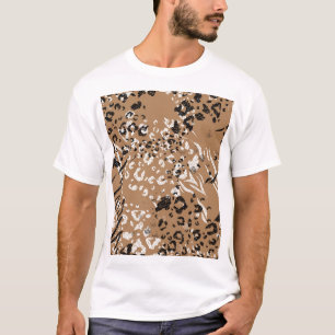 Moderne Leoparden: wilde Natur. T-Shirt