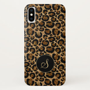 Moderne Leopardenmuster mit Glitzer Case-Mate iPhone Hülle