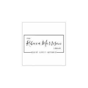 Moderne Lese it Liebe  Benutzerbibliothek Gummistempel