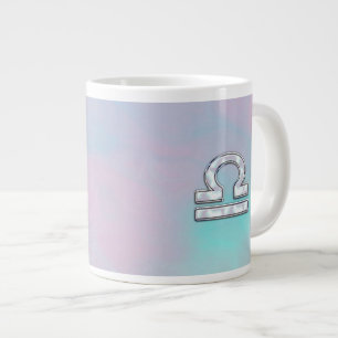Moderne Libra Zodiac-Gebärmutter im Perlenstil Jumbo-Tasse