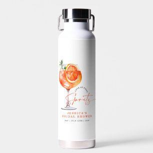 Moderne Liebe auf den ersten Spritz - Bridal Showe Trinkflasche