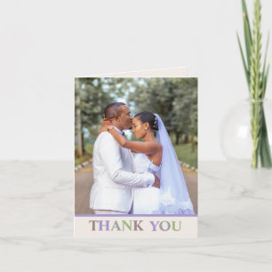 Moderne Liebe Benutzerdefinierte Hochzeit Danke