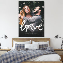 Moderne Liebe Bow Typografie Paar Benutzerdefinier