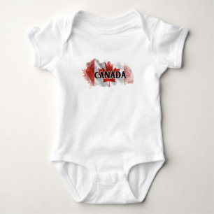 Moderne Liebe CANADA Flag Canadian Souvenir Baby Strampler