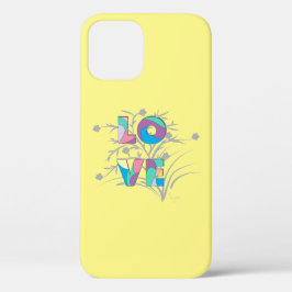 Moderne Liebe Design Lila Case-Mate iPhone Case