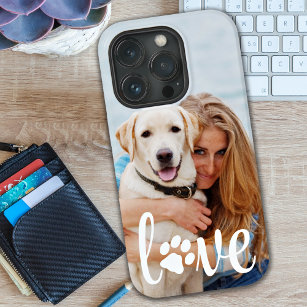 Moderne LIEBE für Pet-Bilder - Pfosten - Hundeschl Case-Mate iPhone 14 Pro Hülle