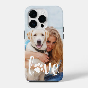 Moderne LIEBE für Pet-Bilder - Pfosten - Hundeschl iPhone 14 Pro Hülle
