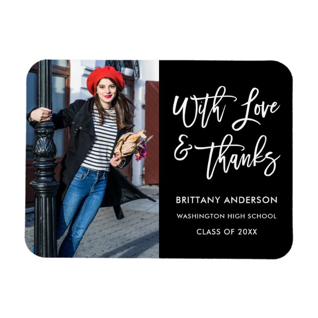 Moderne Liebe für Pinselstriche dank Abschluss Magnet (Horizontal)