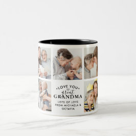 Moderne Liebe Großartiges Grandma/Granny/Nana 9-Fo Zweifarbige Tasse