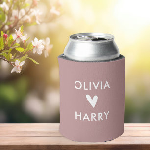 Moderne Liebe Herzklopfen Dusty Rose Dosenkühler