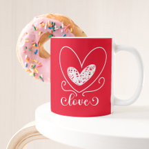 Moderne Liebe Herzt Niedliches Glückwunsch Valenti
