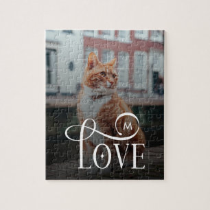 Moderne Liebe Individuelle Katzen-Fotos mit Monogr