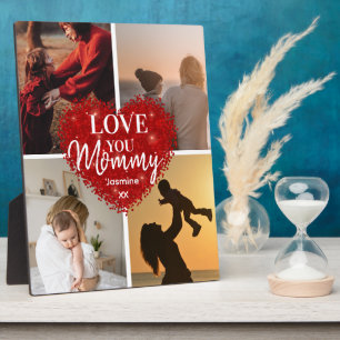 Moderne Liebe Sie Mama/Mami/andere Fotosammlungen Fotoplatte