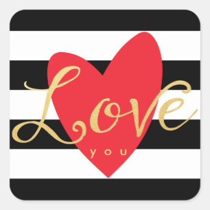 Moderne Liebe Sie Sticker