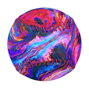 Moderne Lila Farbpalette Baseball